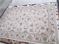 Hand loomed rug, India, 5'3"x7'7"