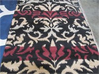 Rizzy Home rug, loomed in India, 5'3"x7'7"