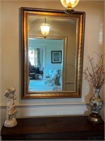 Beautiful gold tone framed mirror