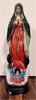 Vintage Our Lady of Guadalupe Statue