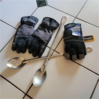 Gloves & Stainless Spoons