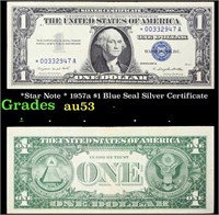 *Star Note * 1957a $1 Blue Seal Silver Certificate