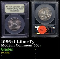 1986-d LiberTy Modern Commem Half Dollar 50c Grade