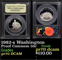 Proof 1982-s Washington Modern Commem Half Dollar