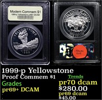 Proof 1999-p Yellowstone Modern Commem Dollar $1 G