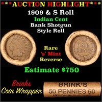 ***Auction Highlight*** Indian cent 1c orig roll,