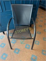 Metal Stacking Patio Chair