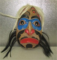 Native Hand Carved Wood Mask