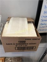 Box of Sandwich Bags - 6 x 2 x 9
