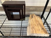 Wall Shelfs & Wood Plaque