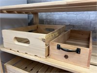 2 Wood crates