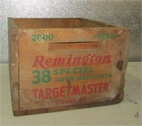 Remington 38 Special Ammo Wood Crate