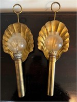 Pair of Vintage brass sconces