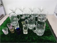 ASSORTED BAR GLASSES