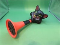Vintage Halloween Cat Squeaky Horn (Made in Hong