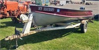 1975 14' Sea King Boat with Trailer