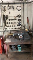 AMMCO brake rotor lathe - with all adaptors