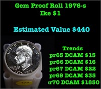 Full Roll Silver Proof Bi-Centennial Gem 1976-s Ei