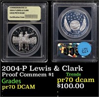 Proof 2004-P Lewis & Clark Modern Commem Dollar $1