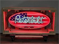 New/Unused Peterbilt 36" Oval Neon Sign