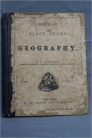 Antique Book: Cornell's First Steps in Geography