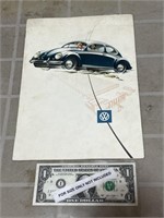 Vintage original 1950s Volkswagen VW dealer