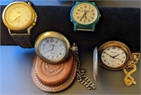 Vintage Pocket & Timex Watches