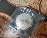 2012 Farewell to the Penny $20 FINE Silver 99.99%