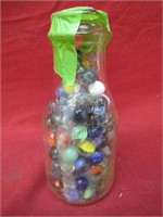Vintage Annapolis Dairy Bottle Filled With Marbles