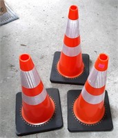 3 Road Cones