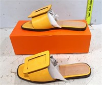 New Charming Lady Women;s Yellow Open Toe Sandal S
