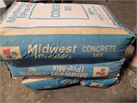 3 - 80lbs bags concrete mix