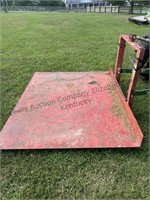 3 point hitch metal platform. Tractor sold