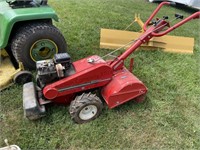 Western auto Wizard rear tine tiller and test