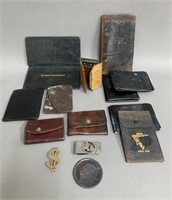 Grouping of Billfolds and Key Holders Etc.