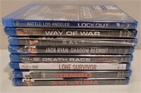 8 NEW Sealed Blu Ray Disc Movies - Rambo +