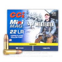 (300 Rds) CCI 22LR 36 Gr HP Meateater  Ammo