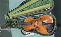 Nicolaus Amatus 4/4 Violin w/Case - Parts/Repair