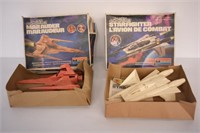 2 BUCK ROGERS VINTAGE TOYS - HAVE SOME REPAIRS