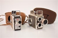2 MOVIE CAMERAS WITH CASES
