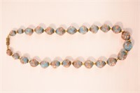 1960'S MCM MURANO NECKLACE WITH GLITTER BEADS