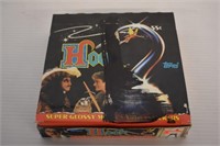 1991 HOOK SUPER GLOSSY TRADING CARD BOX - TOPPS