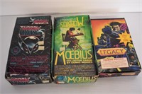 3 BOXES OF COMIC BOOK CARD PACKS - OPENED