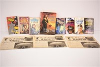 SCIFI & TV  BOOKS WITH THE X CHRONICLES NEWSPAPERS