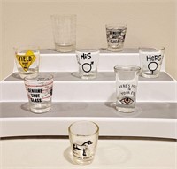 8 Cool Measuring Shot Glasses - HIS/HERS +
