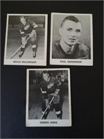 1965 COKE NHL CARD LOT  WITH GORDIE HOWE