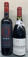 Pair of 1990's Vintage Red Wines