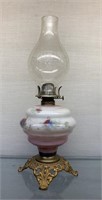 Victoiran Hand Painted Oil Lamp