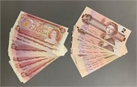 (35) $2 Bank of Canada Notes