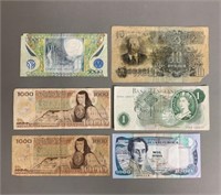 Misc. Foreign Bank Notes Currency